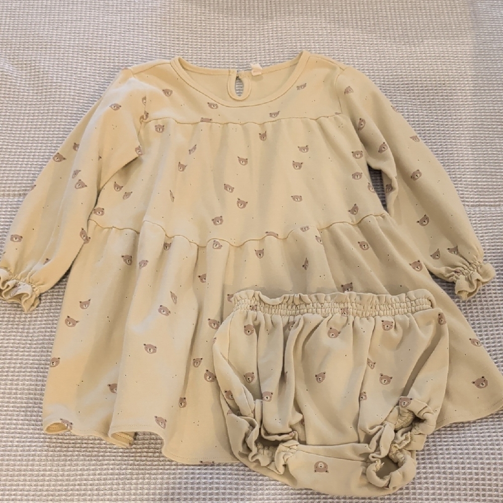 Quincy Mae Cream Knit Baby Outfit